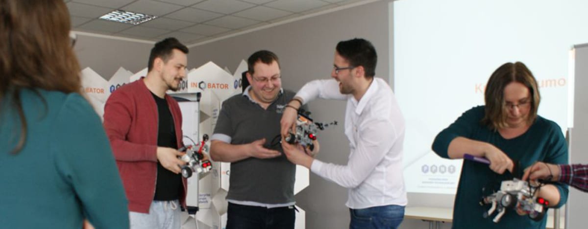 Integracje firmowe robotyka