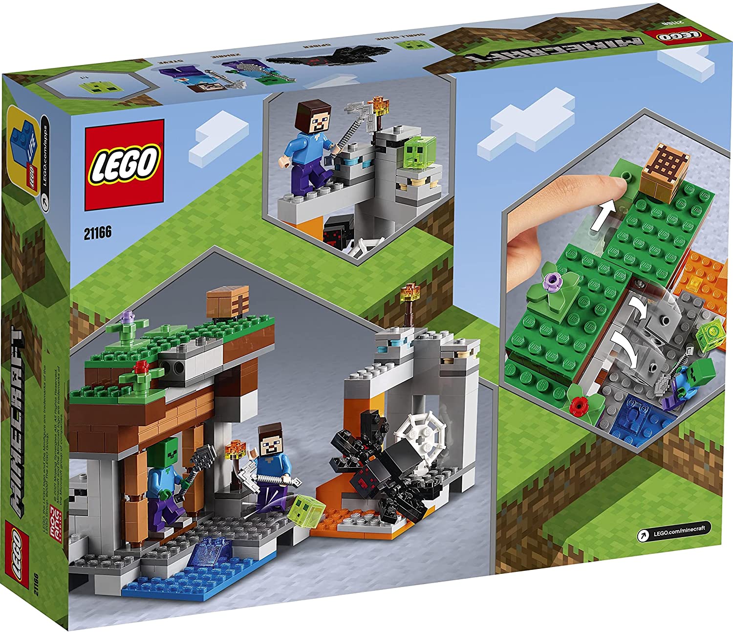 LEGO-Minecraft-Opuszczona-kopalnia-21166-5